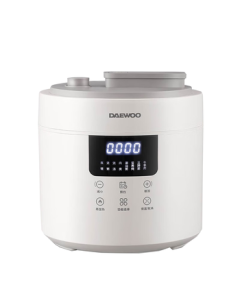 DAEWOO Electric Pressure Cooker, 4L Multi-functional Soup Pot, Electric Hot Pot, Cooking Pot, Model DYYL-4027, Nebula White