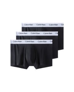 Calvin Klein Men's Underwear CK 3-Pack Jacquard Cotton No-Ride Low-Rise Boxer Briefs U2664