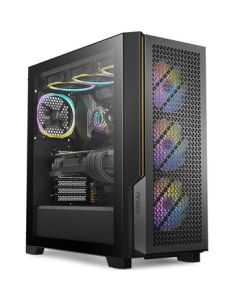 Antec P20C ARGB Type-C Port/Tempered Glass Side Panel Case/360mm Liquid Cooling/Includes 3 Fans