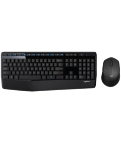 Logitech MK345 Enterprise Wireless Keyboard and Mouse Combo (MK346P Design) Full-Size Keyboard with Wrist Rest for Office Use - Bulk Order Discount