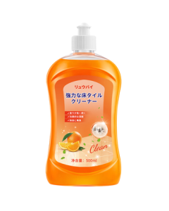 Lvbai Floor Cleaner Tile Cleaner Mopping Solution for Wood Floors, Tiles, and Stone Surfaces - Antibacterial and Stain-Removing 500ml*4 Bottles