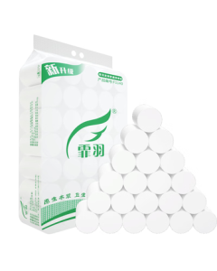 Feiyu Toilet Paper Coreless 4-Ply 71g*35 Rolls Bathroom Tissue Household Bulk Pack 5 Jin