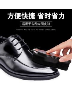 Huangyu Quick Shine Shoe Polish Sponge 200 Uses, Instant Shoe Polish Sponge for Leather Shoes, Colorless Shoe Polish Sponge, 1 Piece