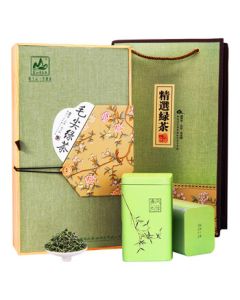 Mingshan Ecological Tea Green Tea New Tea Maojian Green Tea Spring Tea Tender Buds 250g Cheongsam Tea Gift Box Mid-Autumn