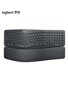 Logitech K860 Wireless Ergonomic Split Keyboard with Wrist Rest, Multi-Device, Split Design for Improved Posture