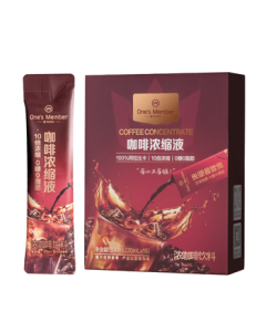 One's Member Coffee Concentrate 20ml*15 sticks 100% Arabica 10X Concentrated 0 Sugar 0 Fat