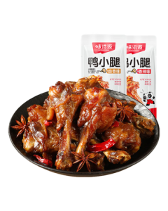 Weiziyuan Duck Drumsticks 30g*15 Bags, Marinated Duck Legs Ready-to-Eat Jerky, Dried Meat Snacks, Duck Delicacies, Drinking Snacks, Casual Snacks