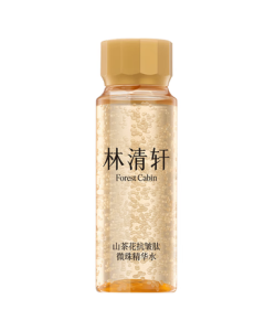 Lin Qingxuan Camellia Anti-Wrinkle Peptide Microbead Essence Water 30ml - Golden Pearl Essence Water for Hydration, Moisturizing, Anti-Wrinkle, Firming, and Repair