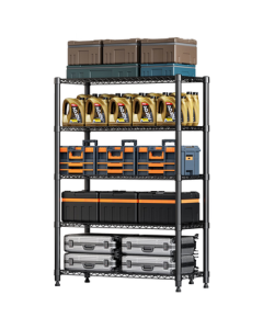 Yicai Nianhua 5-Tier Storage Shelf, Floor Standing Rack for Living Room, Kitchen, Storage Room, Home Organization Shelf 2031