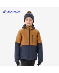 Decathlon Kids Waterproof Warm Jacket for Boys, 3-in-1 Detachable Liner Winter Coat 5124584