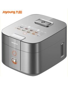 Joyoung 2024 Model 0-Coating 4L 3-8 Person Non-Coating Rice Cooker with Far Infrared 1650W Electromagnetic IH Heating, 316L Stainless Steel Inner Pot, 40N9U Pro Space Series