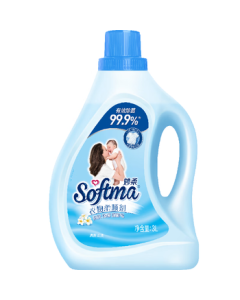 Miaorou Fabric Softener 3L*1 Bottle, 99.9% Antibacterial, Anti-Static Care, 21-Day Long-Lasting Fragrance, Fluffy Softener