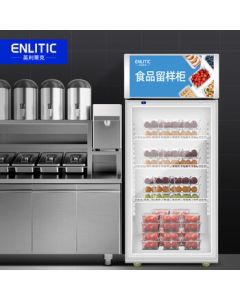 Enlitic Food Sample Display Cabinet Commercial - Unit Kitchen, School, Kindergarten, Company Canteen, Restaurant, Supermarket, Hotel Refrigeration Freshness Display Cabinet LYG120