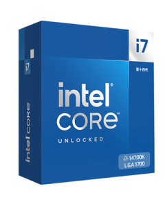 Intel Core i7-14700K 14th Gen 20-Core 28-Thread Desktop Boxed Processor CPU with 5-Year Warranty for Gaming and Office Use