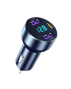 Newmine Car Charger Super Fast Charger 3-in-1 Cigarette Lighter Charger with Huawei, Apple 17, Xiaomi Adapter