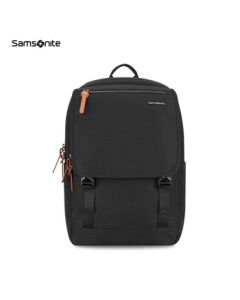 Samsonite Laptop Backpack - Ultra-Lightweight College Style Flap Zip Backpack for Men & Women TR1*08110 Black