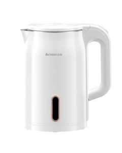CHIGO Electric Kettle 1.8L Large Capacity Double-Layer Anti-Scald Household Kettle with 304 Stainless Steel Interior, High-Power Fast Boiling