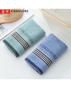Jinhao Towel Pure Cotton Face Towel for Infants Soft Comfortable Absorbent Washcloth 100g 70*34cm 1pc Random Color A060AH