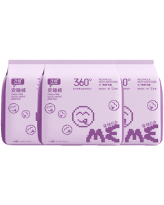 Zichu Overnight Pants Maternity Underwear Postpartum Sanitary Pads Period Panties for Women, 18 Pieces, Size ML