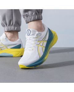 ASICS Men's All-Season Running Shoes 1011B548-101 White/Yellow Size 44