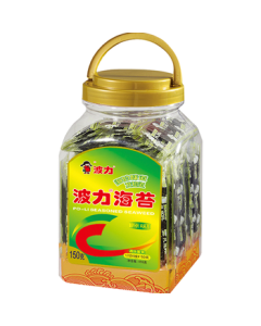 Bonri Seaweed Snacks, Ready-to-Eat Original Flavor Canned Seaweed for Kids, 150g (Approx. 150 Packets)