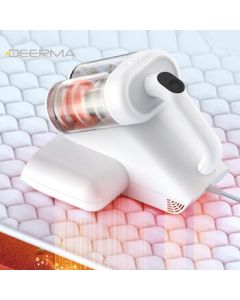 Deerma Dust Mite Vacuum Cleaner - Handheld Bedding Cleaner with Powerful Suction, Hot Air, Dual Dust Cups, UV Contact Protection, and Ergonomic Handle /980