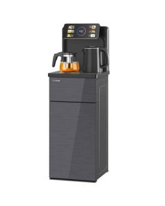 MELNG Meiling Fully Automatic Vertical Water Dispenser Office Tea Bar Machine Household Multi-function Remote Control Bottom-mounted Water Bucket Integrated Boiling Water and Tea Maker Dual Outlet MY-A01 (Mining)