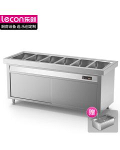 Lecon Commercial Food Warmer Cart, Large Capacity Vertical Buffet Server for Hotels and Cafeterias LC-GD-BWT06