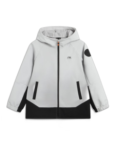 Li Ning Fleece-Lined Windproof Water-Repellent Youth Windbreaker Jacket, Versatile Sports Coat for Autumn/Winter 2025 YFDV223