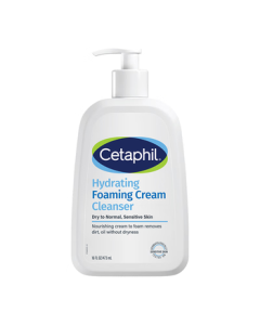 Cetaphil Gentle Foaming Cleanser 473ml Amino Acid Surfactant Face Wash for Sensitive Skin (Cheng Yi's Blue Buddy)