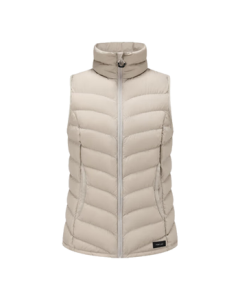 Decathlon Lightweight Down Vest Warm Winter Sports Puffer Jacket Beige 2XL-5253958