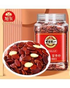 Xudong Premium Five-Spice Red Melon Seeds 488g Xinjiang Canned Watermelon Seeds Snack Roasted Nuts Holiday Treat