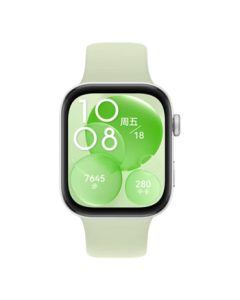HUAWEI WATCH FIT 3 Smart Sports Watch - Stylish, Lightweight, Large Screen, Fat Burning, Long Battery Life, Accurate Calorie Tracking, On-Wrist Video Fitness, Meadow Green