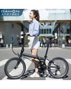 Dahon Adult Folding Bike 20" 8-Speed KBC083 Standard Edition Matte Black