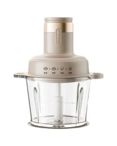 Bear 2.7L Multi-Functional Meat Grinder for Home Use - Dough Kneading, Meat Mincing, and Vegetable Chopping with Dual Blades - Model QSJ-P05A5