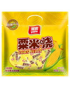 Yake Corn Soft Candy 500g (Approx. 43 Pieces) – Corn-Flavored Chewy Gummy, QQ Candy, Fruity Snack