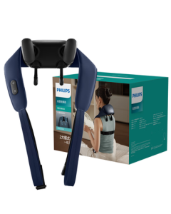 PHILIPS Neck Massager, Shoulder and Cervical Massager, Massage Wrap, Neck and Back Pain Relief for Waist, Shoulder, and Trapezius, Gift for Men, Women, Friends, and Elders, Model 3204N
