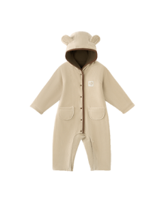 babycare Corduroy Romper Newborn Baby Clothes One-Piece Outfit Bodysuit - Light Wood Color 80cm