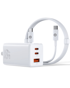 Biaze 65W GaN Charger Set with Type-C Multi-Port PD 40W Fast Charger for Apple iPhone 17/16/15, Samsung, Huawei Phones, Tablets, and Laptops with Cable