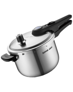 SUPOR Blue-Eye Multi-Layer Steel Pressure Cooker, Extra Thick Large Capacity 7L, 24cm, Compatible with Induction & Gas Stoves, Model YW243LB1