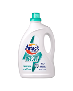 Attack (Jieba) Instant Clear Phosphorus-Free Laundry Detergent 6 Jin, Weak Acid Foam Technology, Rich Lather, Easy Rinse