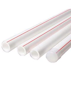 Yunbo PPR Hot and Cold Water Pipe, Hot Melt Pipe for Water Supply, 4m/pipe, 6/25 Pipe *3.5mm (Premium Hot & Cold)