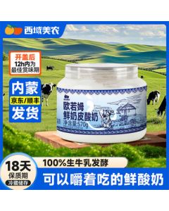 Xiyu Meinong Inner Mongolia Milk Skin Yogurt 570g*2 Cans Grassland Traditional Yogurt Direct Shipping with Free Delivery