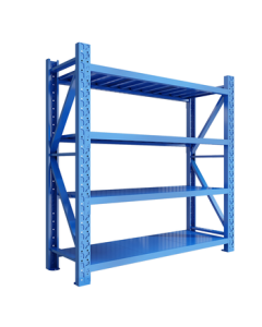 Haiajia Storage Shelf Multi-layer Supermarket Storage Rack Heavy Duty Metal Shelf 200*60*200cm Load Capacity 280kg/Layer