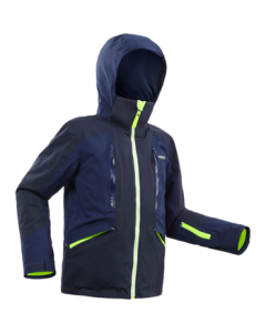 Decathlon Kids Ski Jacket Quick-Dry Boys Girls Toddler Children's Ski Wear KIDK Navy Blue 125 2698716