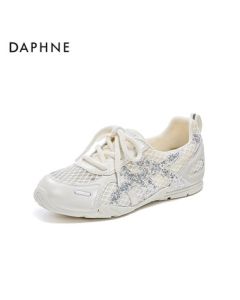Daphne Summer New Mesh Breathable German Training Shoes Women's Casual Sneakers 4025101718 Single Net Beige 39