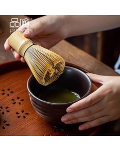 PINYU Bamboo Matcha Whisk Set - Traditional Chasen Tea Whisk, Matcha Bowl, and Stirring Brush for Authentic Tea Ceremony