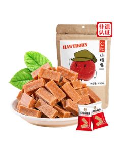 Yimeng Commune 0 Additives Hawthorn Strips Preserved Fruit Snack 510g (Individually Packed Inside) Leisure Snack Dried Fruit Product