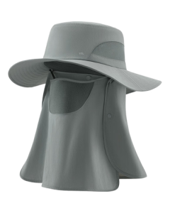 beneunder Sun Hat for Women and Men, Summer Sun Protection Face Shield Bucket Hat, Fishing Hat, Hiking Hat, Sun Cap - Gray