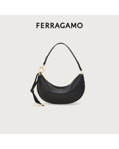 Ferragamo Women's Black Hobo Bag 0782182 Gift for Girlfriend